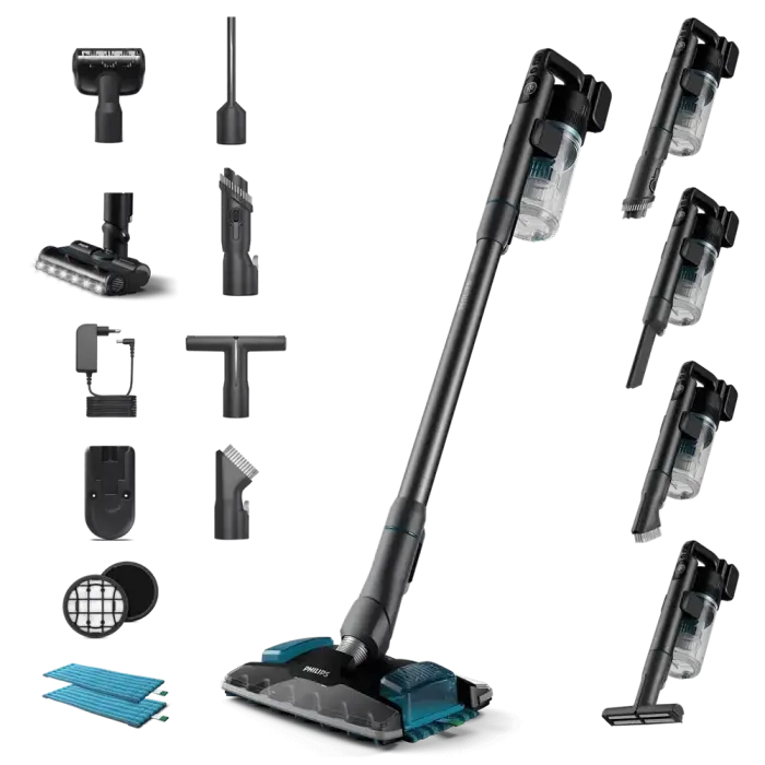 8000 Series Bezvadu putekļsūcējs Aqua Plus XC8057 | Philips Home Appliances veikals
