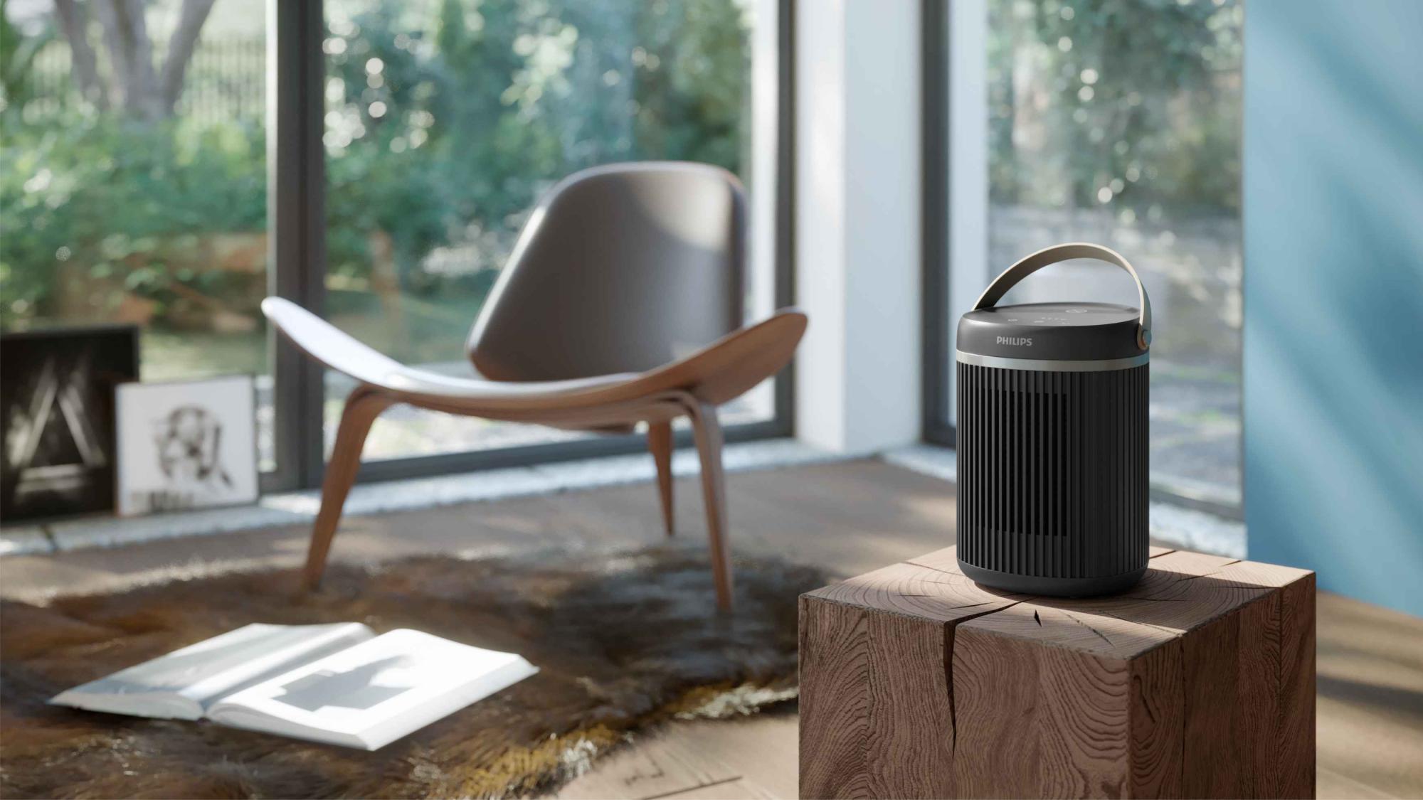 Philips sildītājs: moderns dizains apvienojumā ar izcilu veiktspēju. Šis elegantais, pārnēsājamais sildītājs, kas iekārtots modernā dzīvojamā telpā, nodrošina optimālu klimata kontroli ar vieglumu. Izbaudiet nepārspējamu siltumu jau šodien!