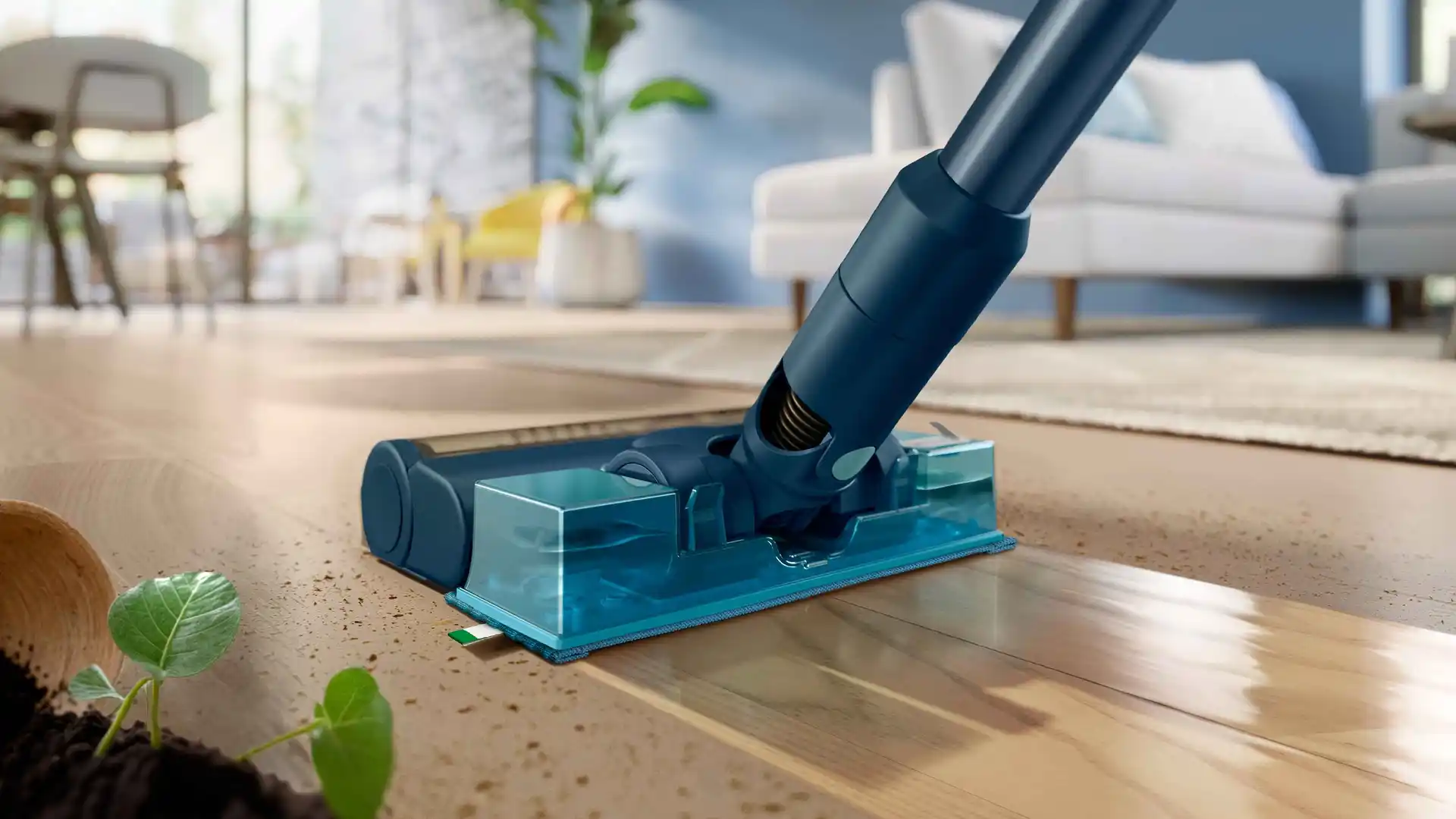 Philips bezvadu putekļsūcējs ar PowerCyclone un AquaBoost nodrošina izcilu tīrīšanu. Šis vieglais dizains nodrošina gan putekļsūcēju, gan grīdas tīrīšanu vienā ātrā kustībā.