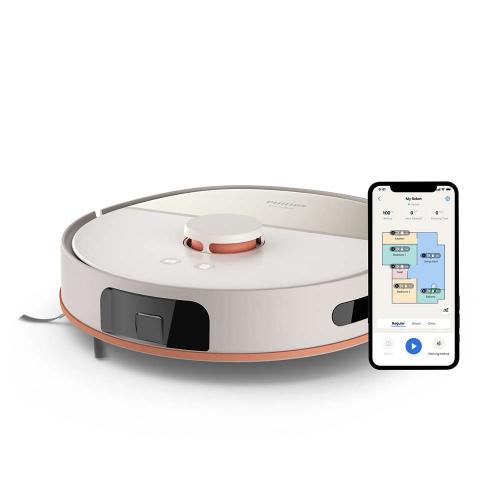 HomeRun 5000. sērijas robots-mazgātājs Putekļsūcējs robots ar mazgāšanas funkciju XU5000/20 | Philips veikals