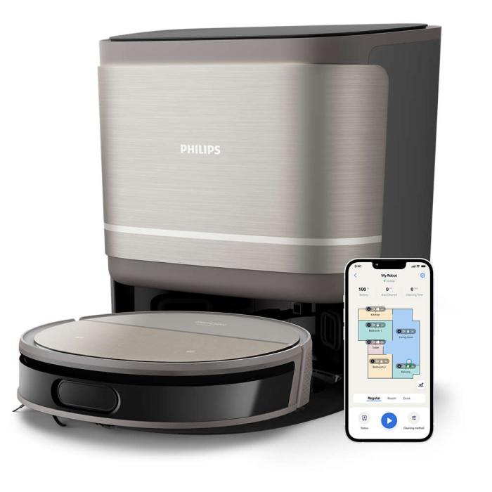 Philips HomeRun 9000. sērija Robots putekļsūcējs un mazgātājs XU9100/10 | Philips veikals
